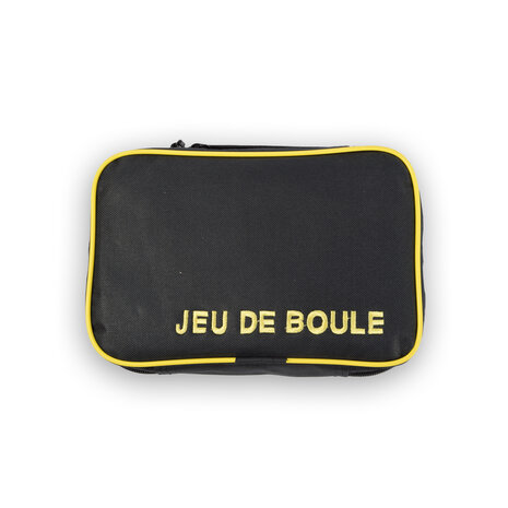Discountershop Complete 6-delige Jeu-de-boules Set inclusief Jack/Cochonnet, Meetpen en Draagtas - 7.3 cm Bal Diameter - Afmeting Koffer 22.5cm x 14.5cm x 7cm
