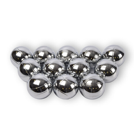 Discountershop 2 Sets Jeu de boules set | 6 Piece Jeu-de-boules set with Jack/Cochonnet, Measuring Pen and Carrying Bag per Piece - 7.3 cm Ball Diameter - Case: 22.5 cm x 14.5 cm x 7 cm Discountershop 2 Sets Jeu de boules set | 6 Piece Jeu-de-boules set with Jack/Cochonnet, Measuring Pen and Carrying Bag per Piece - 7.3 cm Ball Diameter - Case: 22.5 cm x 14.5 cm x 7 cm