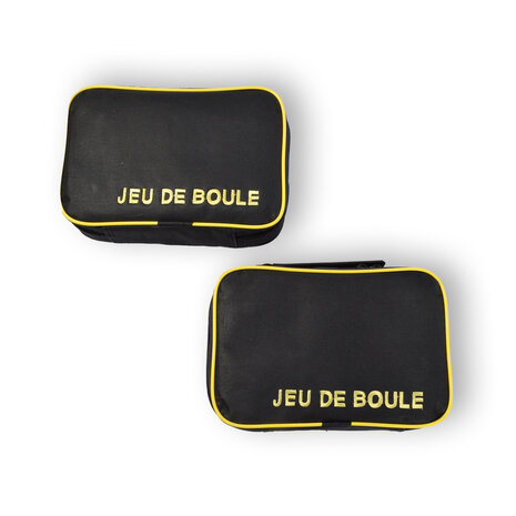 Discountershop 2 Sets Jeu de boules set | 6 Piece Jeu-de-boules set with Jack/Cochonnet, Measuring Pen and Carrying Bag per Piece - 7.3 cm Ball Diameter - Case: 22.5 cm x 14.5 cm x 7 cm Discountershop 2 Sets Jeu de boules set | 6 Piece Jeu-de-boules set with Jack/Cochonnet, Measuring Pen and Carrying Bag per Piece - 7.3 cm Ball Diameter - Case: 22.5 cm x 14.5 cm x 7 cm