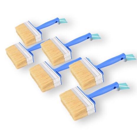 Discountershop 6x | Block brush | Plastic | Wall paint brush | Brush | Blue | 23cm x 14cm x 4cm | Suitable for Water-based and Oil-based Paints Discountershop 6x | Block brush | Plastic | Wall paint brush | Brush | Blue | 23cm x 14cm x 4cm | Suitable for Water-based and Oil-based Paints