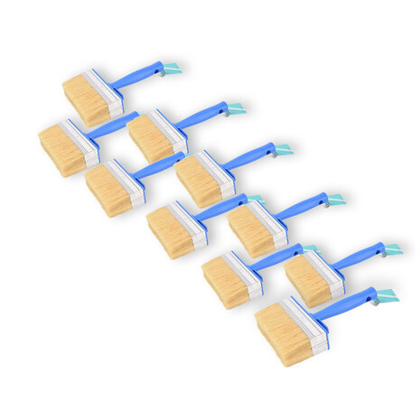 Discountershop 10x | Blokkwast | Plastic | Muurverfkwast | Kwast | Blauw | 23cm x 14cm x 4cm | Geschikt voor Watergedragen en Oliegedragen Verven Discountershop 10x | Blokkwast | Plastic | Muurverfkwast | Kwast | Blauw | 23cm x 14cm x 4cm | Geschikt voor Watergedragen en Oliegedragen Verven