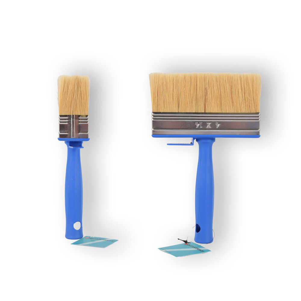 Discountershop 10x | Block brush | Plastic | Wall paint brush | Brush | Blue | 23cm x 14cm x 4cm | Suitable for Water-based and Oil-based Paints Discountershop 10x | Block brush | Plastic | Wall paint brush | Brush | Blue | 23cm x 14cm x 4cm | Suitable for Water-based and Oil-based Paints