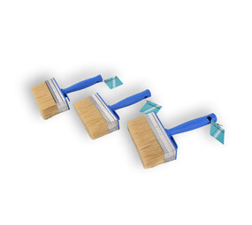 Discountershop 3x | Blokkwast | Plastic | Muurverfkwast | Kwast | Blauw | 23cm x 14cm x 4cm | Geschikt voor Watergedragen en Oliegedragen Verven Discountershop 3x | Blokkwast | Plastic | Muurverfkwast | Kwast | Blauw | 23cm x 14cm x 4cm | Geschikt voor Watergedragen en Oliegedragen Verven