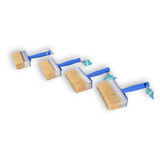 Discountershop 4x | Block brush | Plastic | Wall paint brush | Brush | Blue | 23cm x 14cm x 4cm | Suitable for Water-based and Oil-based Paints Discountershop 4x | Block brush | Plastic | Wall paint brush | Brush | Blue | 23cm x 14cm x 4cm | Suitable for Water-based and Oil-based Paints