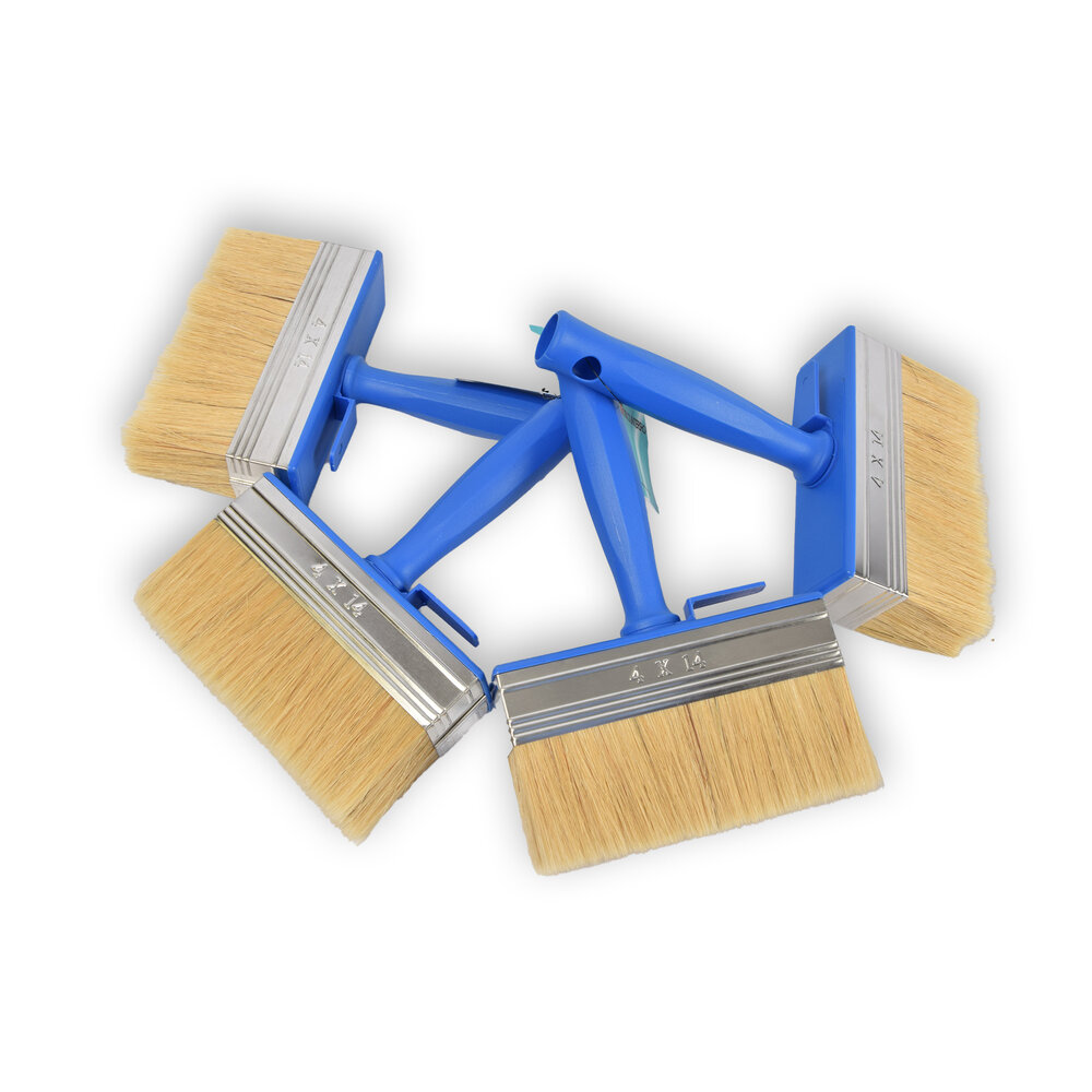 Discountershop 4x | Blokkwast | Plastic | Muurverfkwast | Kwast | Blauw | 23cm x 14cm x 4cm | Geschikt voor Watergedragen en Oliegedragen Verven Discountershop 4x | Blokkwast | Plastic | Muurverfkwast | Kwast | Blauw | 23cm x 14cm x 4cm | Geschikt voor Watergedragen en Oliegedragen Verven
