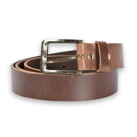 4 East 4East Unisex 100% Echt buffelleer Riem - Bruin Broekriem - Maat 115 - Verstelbaar - 5 Gaten - Totale Lengte 131cm - Voor Dames en Heren 4 East 4East Unisex 100% Echt buffelleer Riem - Bruin Broekriem - Maat 115 - Verstelbaar - 5 Gaten - Totale Lengte 131cm - Voor Dames en Heren