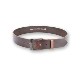 4 East 4East Unisex 100% Echt buffelleer Riem - bruin Broekriem - Maat 85 - Verstelbaar - 5 Gaten - Totale Lengte 100cm - Voor Dames en Heren 4 East 4East Unisex 100% Echt buffelleer Riem - bruin Broekriem - Maat 85 - Verstelbaar - 5 Gaten - Totale Lengte 100cm - Voor Dames en Heren