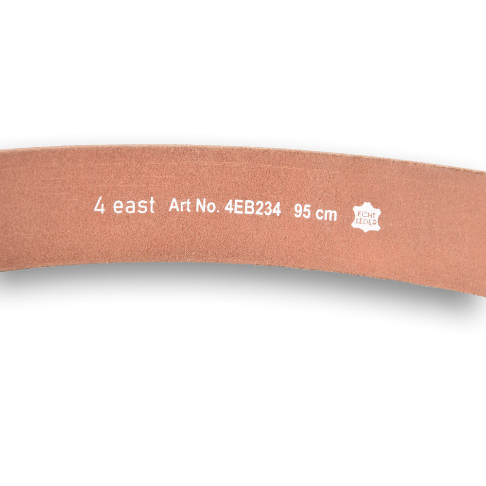 4 East 4East Unisex 100% Echt buffelleer Riem - tan Broekriem - Maat 95 - Verstelbaar - 5 Gaten - Totale Lengte 111cm - Voor Dames en Heren - 4cm Breedte Broekriem 4 East 4East Unisex 100% Echt buffelleer Riem - tan Broekriem - Maat 95 - Verstelbaar - 5 Gaten - Totale Lengte 111cm - Voor Dames en Heren - 4cm Breedte Broekriem