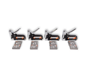 Discountershop 4  pieces Powerful Staple Gun with Staples | Robust Stapler | Orange & Black | Compact Design - 15.5cm x 2cm x 13.5cm Discountershop 4  pieces Powerful Staple Gun with Staples | Robust Stapler | Orange & Black | Compact Design - 15.5cm x 2cm x 13.5cm