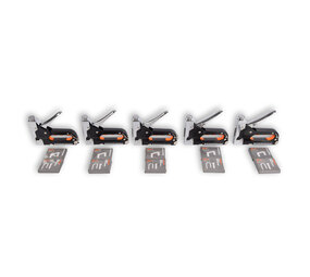 Discountershop 5 pieces Powerful Staple Gun with Staples | Robust Stapler | Orange & Black | Compact Design - 15.5cm x 2cm x 13.5cm Discountershop 5 pieces Powerful Staple Gun with Staples | Robust Stapler | Orange & Black | Compact Design - 15.5cm x 2cm x 13.5cm