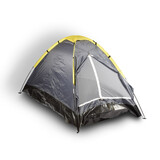 Discountershop Compact grey Dome Tent for Camping - Inflatable Camping Tent for 2 Persons | Polyester | Lightweight and Portable Discountershop Compact grey Dome Tent for Camping - Inflatable Camping Tent for 2 Persons | Polyester | Lightweight and Portable