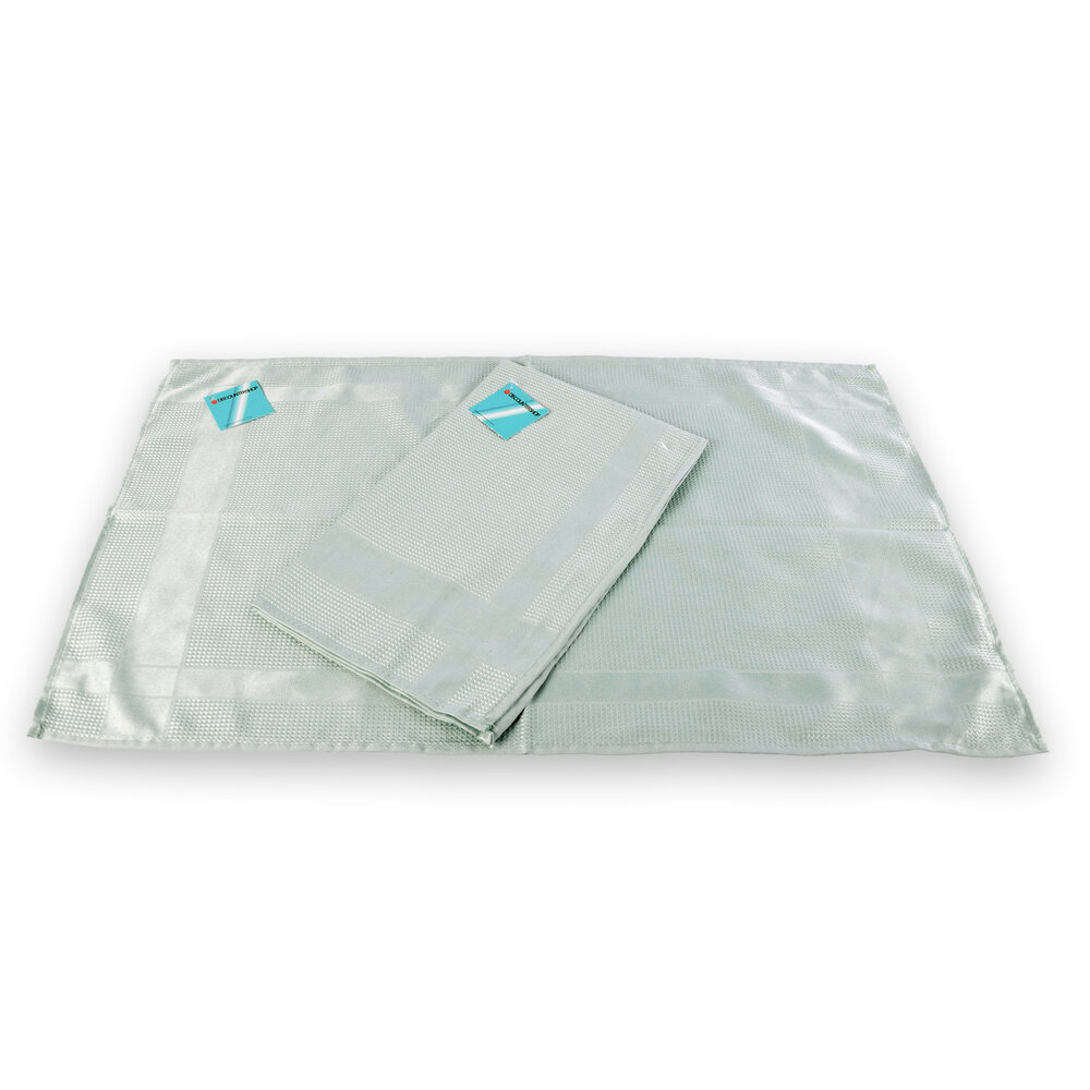 Discountershop 2 stuks - Glazendoek in Groen | Hoogwaardige Polierdoek en Poleerdoek - Glasdoek Spiegelau | 67cm x 41cm