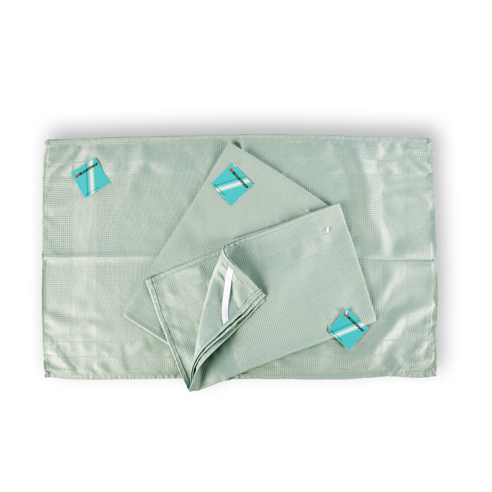 Discountershop 3 pieces - Glasses Cloth in Green | High-quality Polishing Cloth and Polishing Cloth - Glass Cloth Spiegelau | 67cm x 41cm Discountershop 3 pieces - Glasses Cloth in Green | High-quality Polishing Cloth and Polishing Cloth - Glass Cloth Spiegelau | 67cm x 41cm