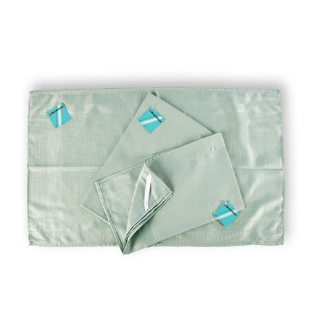 Discountershop 3 pieces - Glasses Cloth in Green | High-quality Polishing Cloth and Polishing Cloth - Glass Cloth Spiegelau | 67cm x 41cm Discountershop 3 pieces - Glasses Cloth in Green | High-quality Polishing Cloth and Polishing Cloth - Glass Cloth Spiegelau | 67cm x 41cm