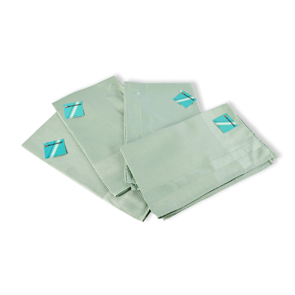 Discountershop 4 pieces - Glasses Cloth in Green | High-quality Polishing Cloth and Polishing Cloth - Glass Cloth Spiegelau | 67cm x 41cm Discountershop 4 pieces - Glasses Cloth in Green | High-quality Polishing Cloth and Polishing Cloth - Glass Cloth Spiegelau | 67cm x 41cm