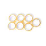Discountershop 7x Low Noise Packaging Tape - Transparent Plastic Tape - Packaging Tape Roll - 50m x 4.8cm Discountershop 7x Low Noise Packaging Tape - Transparent Plastic Tape - Packaging Tape Roll - 50m x 4.8cm