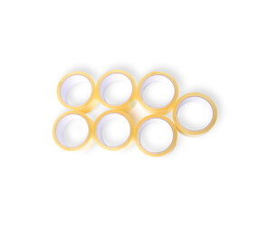 Discountershop 7x Low Noise Packaging Tape - Transparent Plastic Tape - Packaging Tape Roll - 50m x 4.8cm Discountershop 7x Low Noise Packaging Tape - Transparent Plastic Tape - Packaging Tape Roll - 50m x 4.8cm