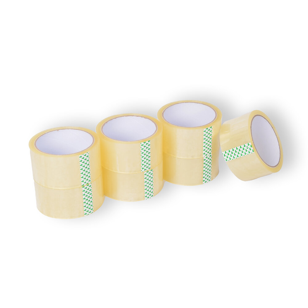 Discountershop 7x Geluidsarm Verpakkingstape - Transparante Plastic Tape - Verpakkingstape Rol - 50m x 4.8cm Discountershop 7x Geluidsarm Verpakkingstape - Transparante Plastic Tape - Verpakkingstape Rol - 50m x 4.8cm