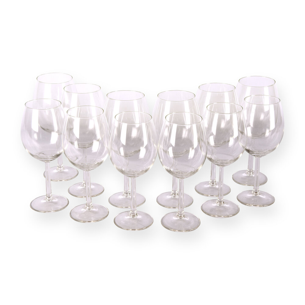 Discountershop Luxe Kristallen Wijnglazen Set van 12 met Transparant Glaswerk en 2350g Gewicht – 21cm hoog – 9.5 cm diameter Discountershop Luxe Kristallen Wijnglazen Set van 12 met Transparant Glaswerk en 2350g Gewicht – 21cm hoog – 9.5 cm diameter