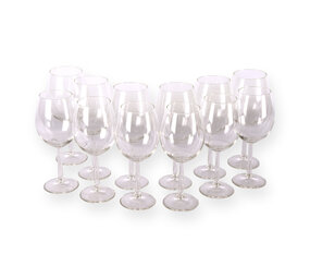 Discountershop Luxury Crystal Wine Glasses Set of 12 with Transparent Glassware and 2350g Weight – 21cm high – 9.5cm diameter Discountershop Luxury Crystal Wine Glasses Set of 12 with Transparent Glassware and 2350g Weight – 21cm high – 9.5cm diameter