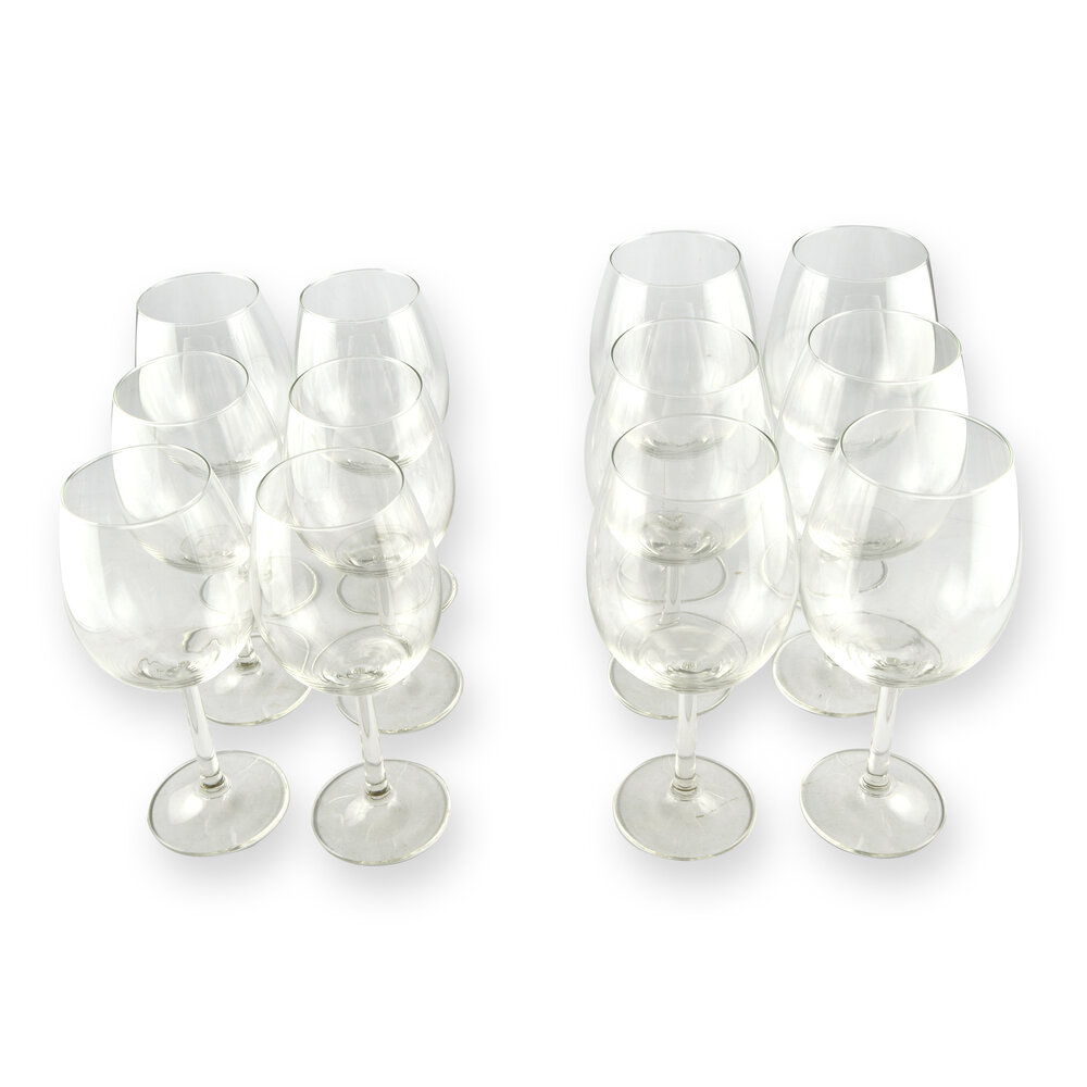 Discountershop Luxe Kristallen Wijnglazen Set van 12 met Transparant Glaswerk en 2350g Gewicht – 21cm hoog – 9.5 cm diameter Discountershop Luxe Kristallen Wijnglazen Set van 12 met Transparant Glaswerk en 2350g Gewicht – 21cm hoog – 9.5 cm diameter