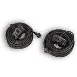 Discountershop Robust Rubber Extension Cable with 2 sockets - IP44/H05RR-F3G/1.5mm2 Neoprene 20m - Cable length - water resistant - 230V Discountershop Robust Rubber Extension Cable with 2 sockets - IP44/H05RR-F3G/1.5mm2 Neoprene 20m - Cable length - water resistant - 230V