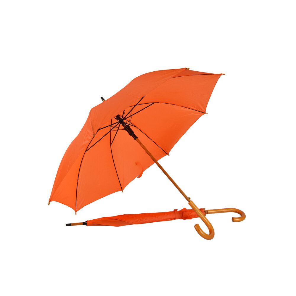 Discountershop Bescherm jezelf tegen de elementen in stijl: 2 Grote Automatische Oranje Paraplu's - Opvouwbare paraplu - Diameter – 102cm Discountershop Bescherm jezelf tegen de elementen in stijl: 2 Grote Automatische Oranje Paraplu's - Opvouwbare paraplu - Diameter – 102cm