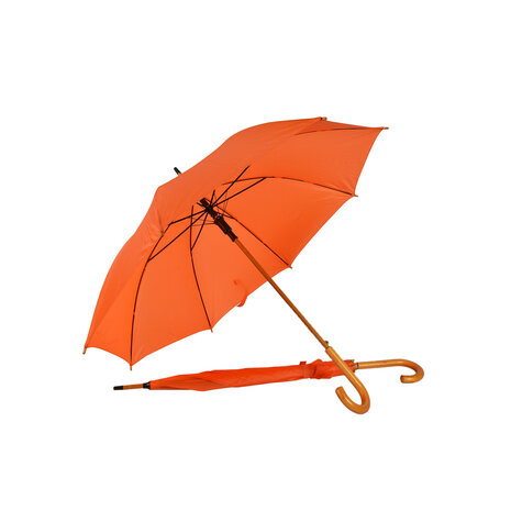 Discountershop Bescherm jezelf tegen de elementen in stijl: 2 Grote Automatische Oranje Paraplu's - Opvouwbare paraplu - Diameter – 102cm Discountershop Bescherm jezelf tegen de elementen in stijl: 2 Grote Automatische Oranje Paraplu's - Opvouwbare paraplu - Diameter – 102cm