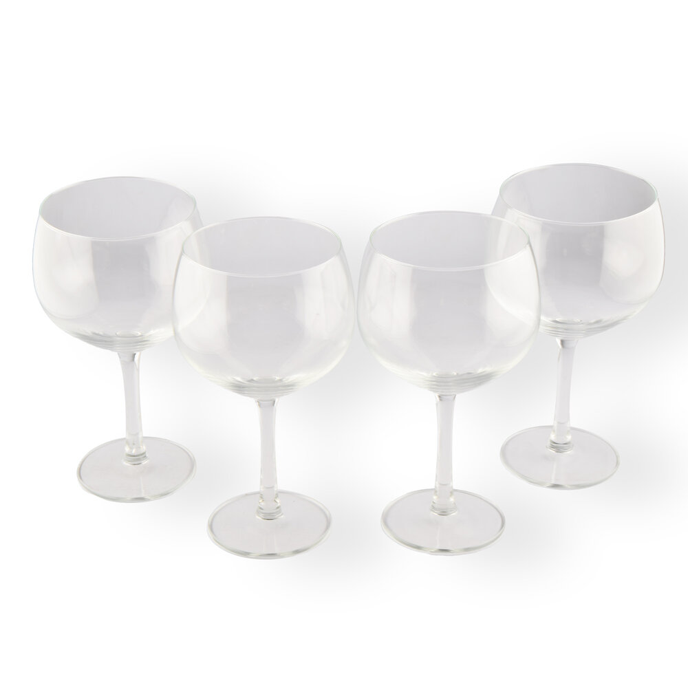 Discountershop Luxury Transparent Gin and Tonic Glass Set - Gin and Tonic Glass 650ml – 4 pieces - High-quality Glass - 10.5cm Diameter Discountershop Luxury Transparent Gin and Tonic Glass Set - Gin and Tonic Glass 650ml – 4 pieces - High-quality Glass - 10.5cm Diameter