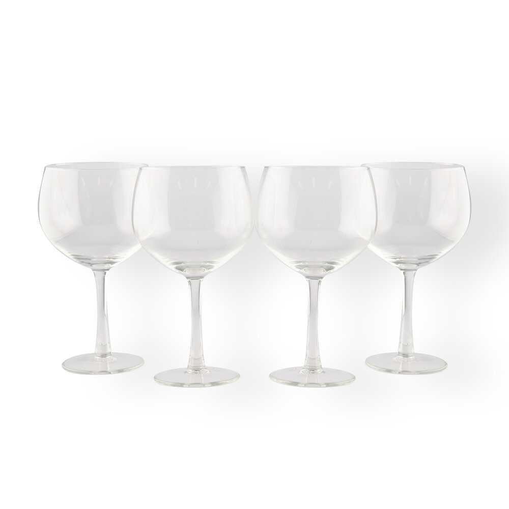 Discountershop Luxe Transparante Gin-tonic Glazen Set -  Gin-tonic Glas 650ml - 4stuks - Hoogwaardig Glas - 10.5cm Diameter Discountershop Luxe Transparante Gin-tonic Glazen Set -  Gin-tonic Glas 650ml - 4stuks - Hoogwaardig Glas - 10.5cm Diameter