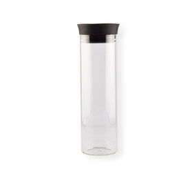 Discountershop 1x Stijlvolle Transparante Borosilicat Glazen Schenkkan | Schenkkan, Karaf, Schenkkannetje - Inhoud 1 Liter Lengte 27 cm – diameter 8cm