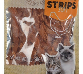 Discountershop Spoil your cat with our delicious chicken treat. Made without sugar, 80% chicken. Contents: 1 bag of 85g. Order now for a tasty treat! Discountershop Spoil your cat with our delicious chicken treat. Made without sugar, 80% chicken. Contents: 1 bag of 85g. Order now for a tasty treat!