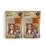 Discountershop 2x Tasty Chicken Treat - High Quality Treats for Cats - 85g Bag - With 80% Chicken - Without Sugar Discountershop 2x Tasty Chicken Treat - High Quality Treats for Cats - 85g Bag - With 80% Chicken - Without Sugar
