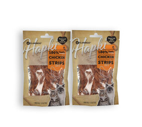 Discountershop 2x Tasty Chicken Treat - High Quality Treats for Cats - 85g Bag - With 80% Chicken - Without Sugar Discountershop 2x Tasty Chicken Treat - High Quality Treats for Cats - 85g Bag - With 80% Chicken - Without Sugar