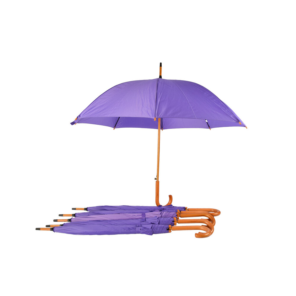 Discountershop Sustainability and Quality: 6x Automatic Umbrellas made of Polyester and Aluminum (89x98cm) Discountershop Sustainability and Quality: 6x Automatic Umbrellas made of Polyester and Aluminum (89x98cm)
