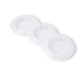 Discountershop High-quality Sink Filter - Efficient Plastic Drain Strainer - White, 7.5cm Diameter Discountershop High-quality Sink Filter - Efficient Plastic Drain Strainer - White, 7.5cm Diameter