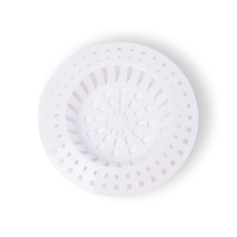Discountershop High-quality Sink Filter - Efficient Plastic Drain Strainer - White, 7.5cm Diameter Discountershop High-quality Sink Filter - Efficient Plastic Drain Strainer - White, 7.5cm Diameter
