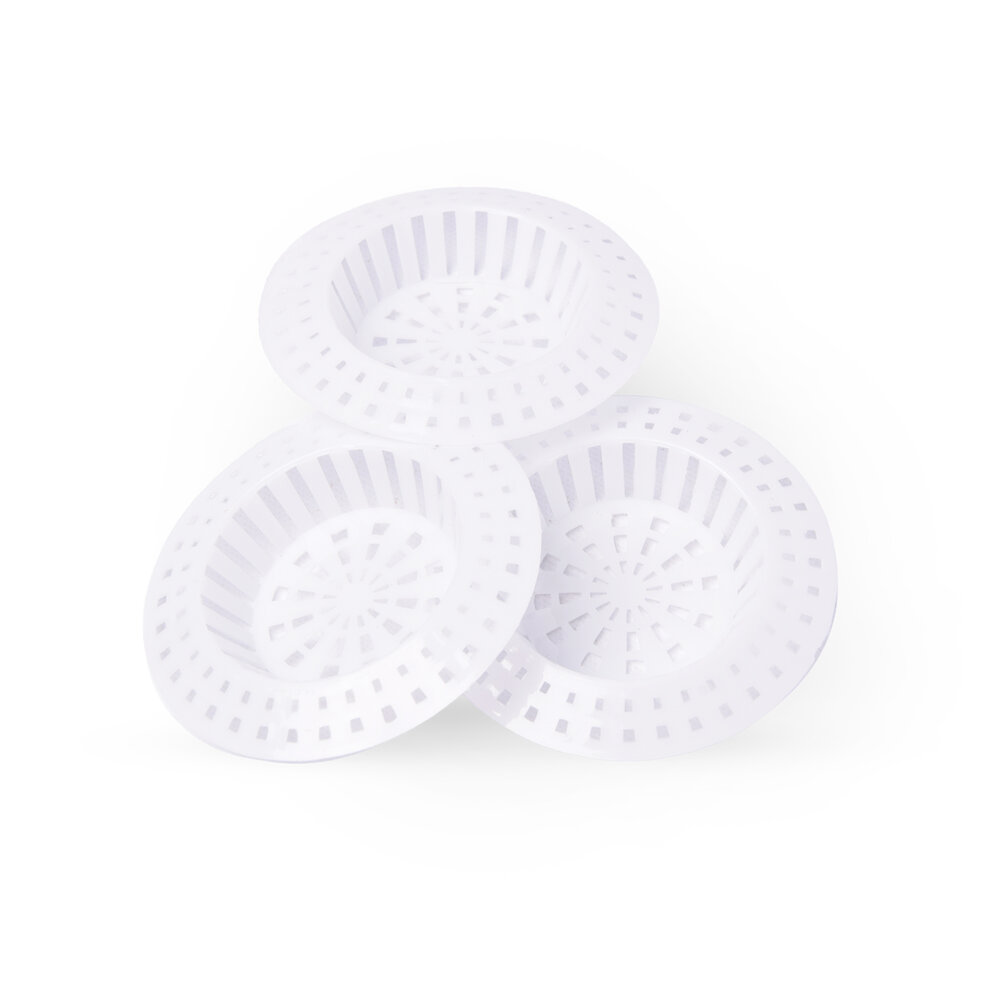Discountershop High-quality Sink Filter - Efficient Plastic Drain Strainer - White, 7.5cm Diameter Discountershop High-quality Sink Filter - Efficient Plastic Drain Strainer - White, 7.5cm Diameter