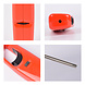 Discountershop Long BBQ Lighter 28cm Refillable – Red – Gas Lighter for Barbecue & Outdoor Use