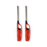 Discountershop Krachtige elektrische aansteker - Gasaansteker - BBQ starter elektrisch | Navulbare aansteker | 2 stuks | Plastic | Rood | 268mm Discountershop Krachtige elektrische aansteker - Gasaansteker - BBQ starter elektrisch | Navulbare aansteker | 2 stuks | Plastic | Rood | 268mm