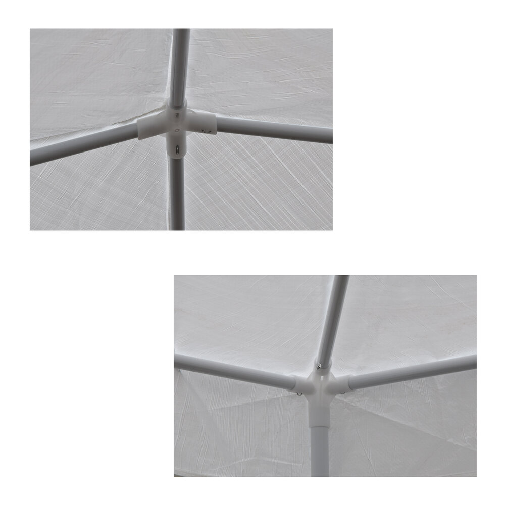 Discountershop Stylish Inflatable Party Tent for Garden Parties - White Steel Frame, 3x3m, 2.45m High - Lightweight and Durable Discountershop Stylish Inflatable Party Tent for Garden Parties - White Steel Frame, 3x3m, 2.45m High - Lightweight and Durable