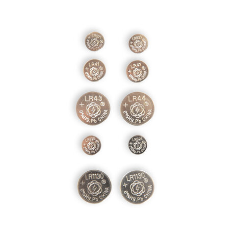 Merkloos Buy High Quality 10 pcs Button Cells and Batteries - Alkaline and Lithium with Silver Color and 1.5V Voltage - including AG1, AG3, AG12, AG13, AG4 and AG10 Merkloos Buy High Quality 10 pcs Button Cells and Batteries - Alkaline and Lithium with Silver Color and 1.5V Voltage - including AG1, AG3, AG12, AG13, AG4 and AG10
