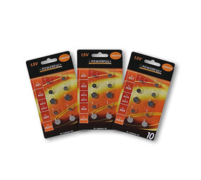 Merkloos Complete Collection of 30 High Quality Silver Button Cells and Batteries - Alkaline and Lithium, 1.5V Voltage - Contains AG1, AG3, AG12, AG13, AG4 and AG10. Merkloos Complete Collection of 30 High Quality Silver Button Cells and Batteries - Alkaline and Lithium, 1.5V Voltage - Contains AG1, AG3, AG12, AG13, AG4 and AG10.
