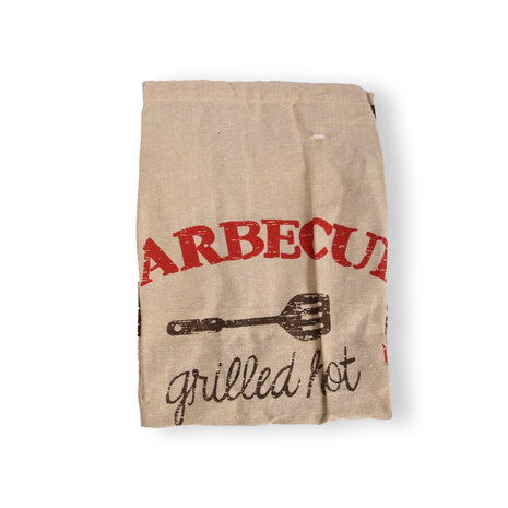 Discountershop Beige Apron Set - Stylish Kitchen Apron for Chefs: Lightweight 100% Cotton Baker's Apron - Dimensions: 115cm x 61cm