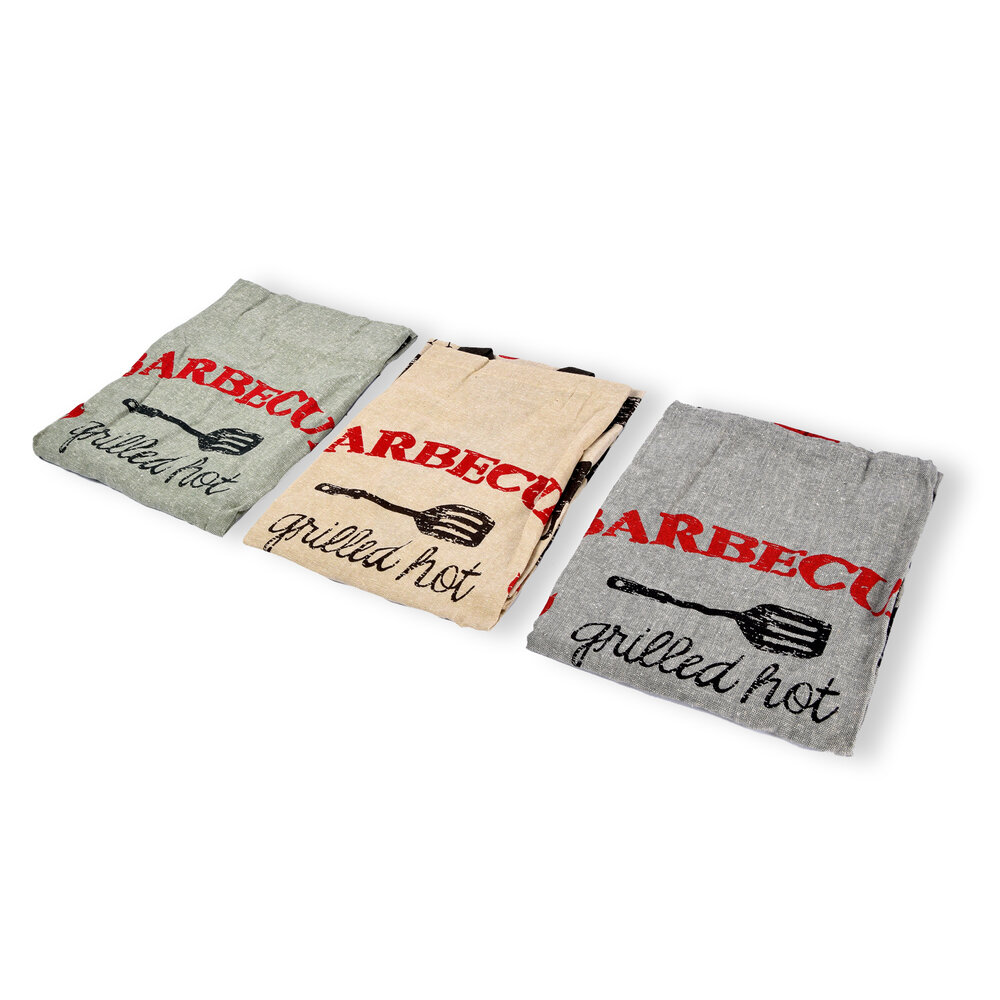 Discountershop 2x Stylish Beige Aprons - Kitchen Apron for Chefs: Lightweight 100% Cotton Baker's Apron - 115cm x 61cm Discountershop 2x Stylish Beige Aprons - Kitchen Apron for Chefs: Lightweight 100% Cotton Baker's Apron - 115cm x 61cm