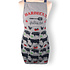 1x Stylish Grey Aprons - Kitchen Apron for Chefs: Lightweight 100% Cotton Baker's Apron - 115cm x 61cm 1x Stylish Grey Aprons - Kitchen Apron for Chefs: Lightweight 100% Cotton Baker's Apron - 115cm x 61cm
