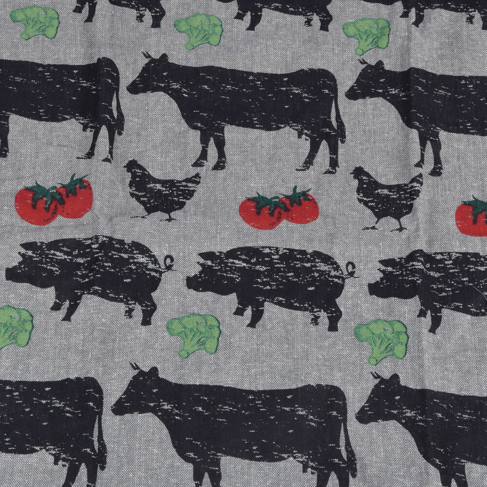 Discountershop 1x Stijlvol Grijs Schorten - Keukenschort voor Koks: Lichtgewicht 100% Katoenen Bakkersschort - 115cm x 61cm