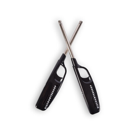 Discountershop 2x Compact BBQ Starter – Black - Refillable Lighter for Quick and Easy BBQ Lighting - 4cm x 2cm x 28cm Discountershop 2x Compact BBQ Starter – Black - Refillable Lighter for Quick and Easy BBQ Lighting - 4cm x 2cm x 28cm