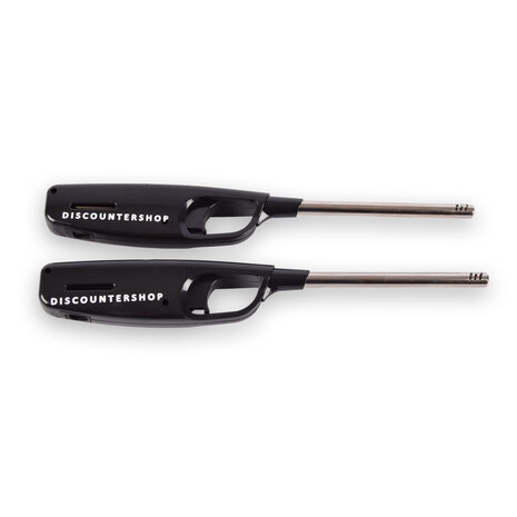 Discountershop 2x Compact BBQ Starter – Black - Refillable Lighter for Quick and Easy BBQ Lighting - 4cm x 2cm x 28cm Discountershop 2x Compact BBQ Starter – Black - Refillable Lighter for Quick and Easy BBQ Lighting - 4cm x 2cm x 28cm