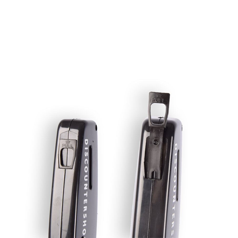 Discountershop 4x Compact BBQ Starter – Black - Refillable Lighter for Quick and Easy BBQ Lighting - 4cm x 2cm x 28cm Discountershop 4x Compact BBQ Starter – Black - Refillable Lighter for Quick and Easy BBQ Lighting - 4cm x 2cm x 28cm